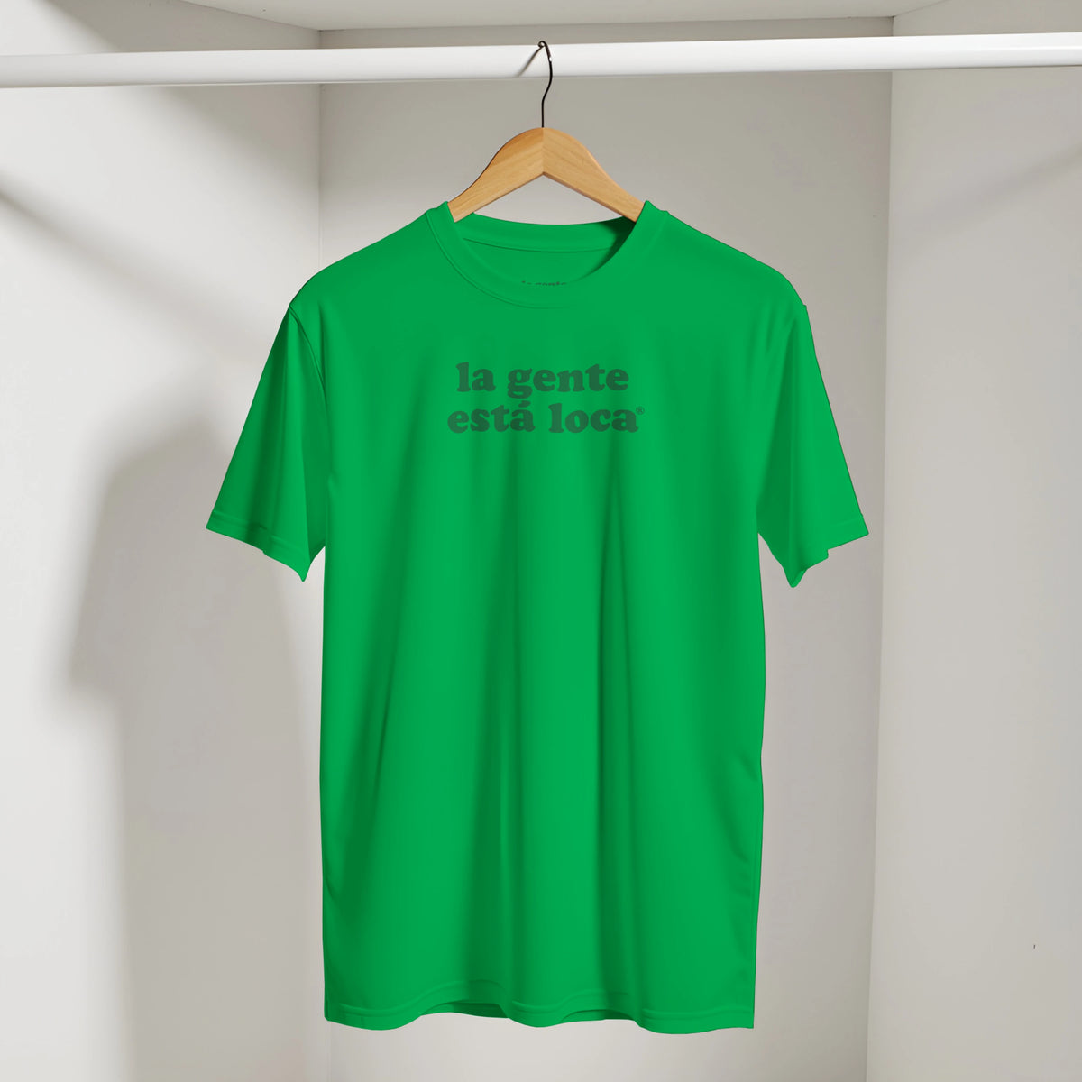ICON T-SHIRT / Camiseta de cuello redondo unisex clásica | LOGO GREEN