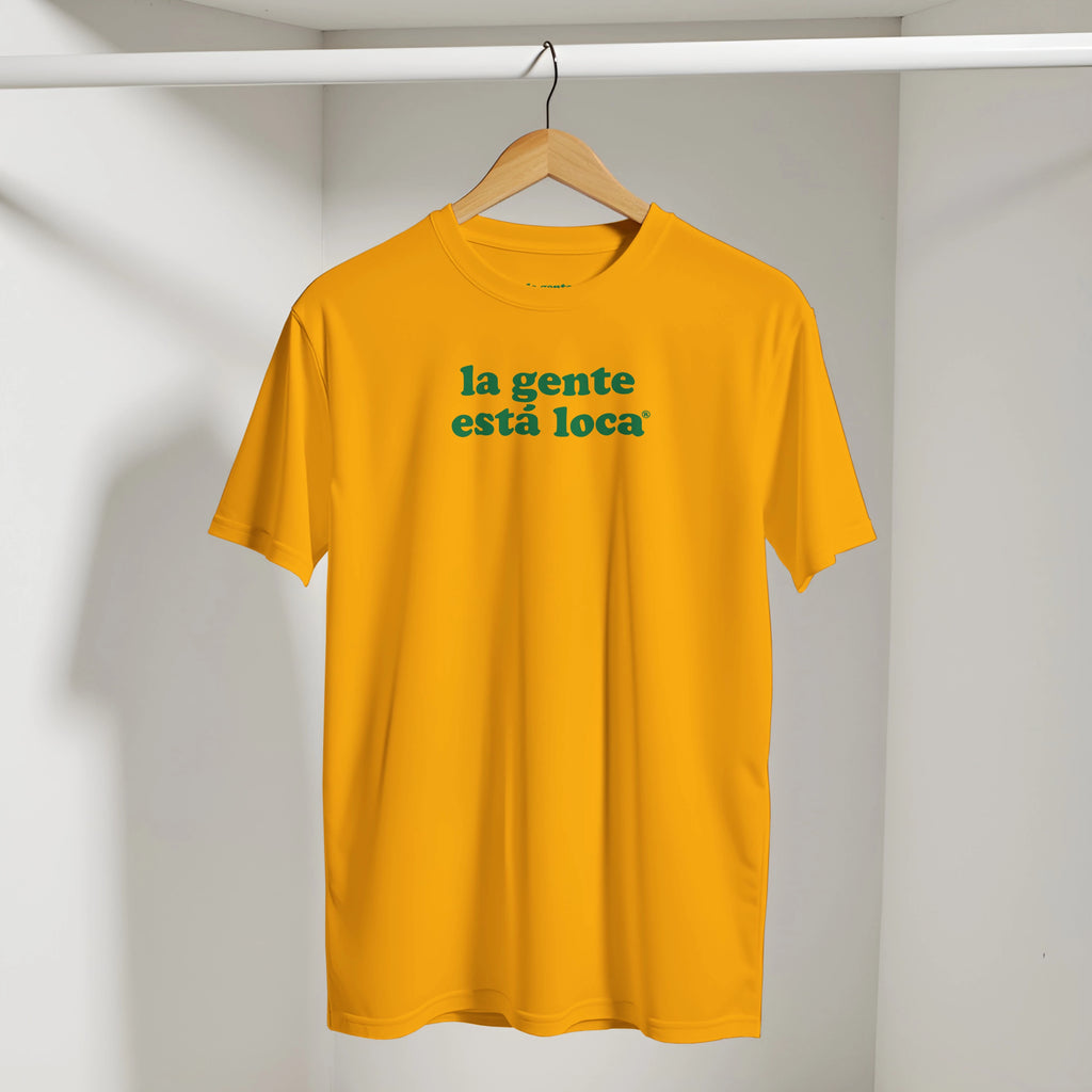 ICON T-SHIRT / Camiseta de cuello redondo unisex clásica | LOGO GREEN