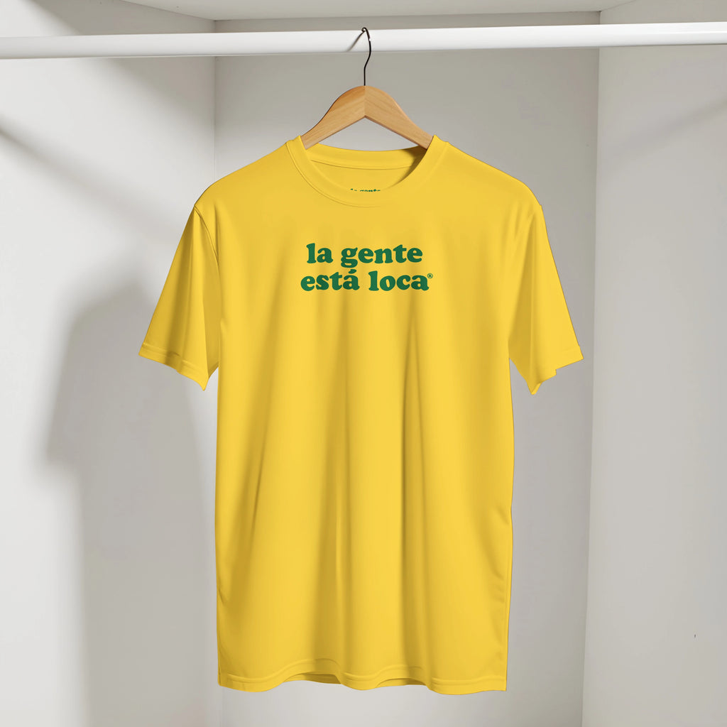 ICON T-SHIRT / Camiseta de cuello redondo unisex clásica | LOGO GREEN
