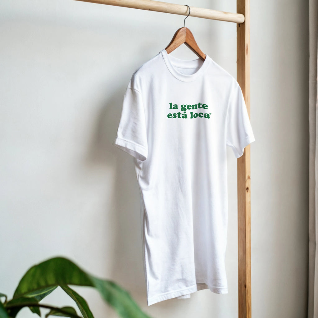 ICON T-SHIRT / Camiseta de cuello redondo unisex clásica | LOGO GREEN