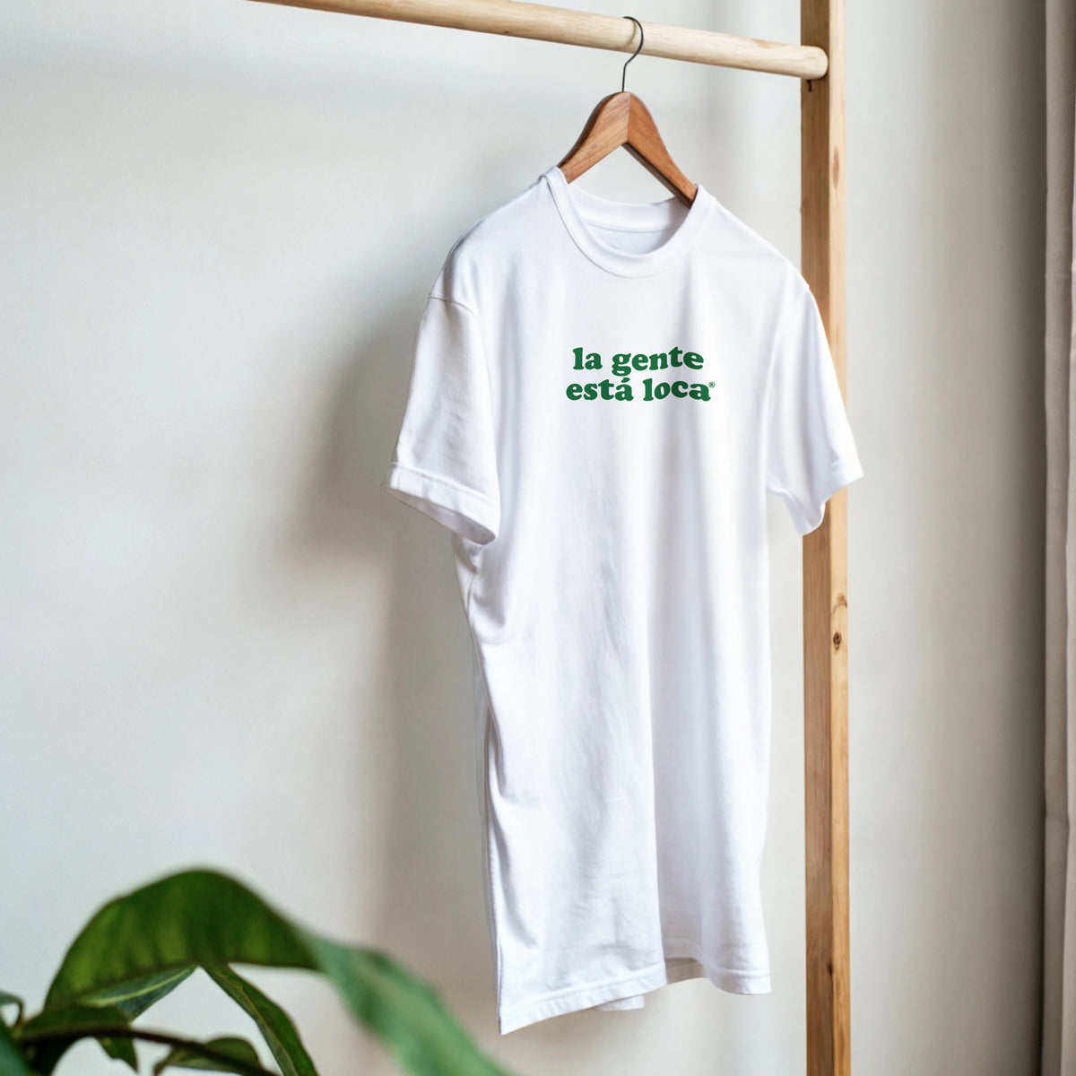 ICON T-SHIRT / Camiseta de cuello redondo unisex clásica | LOGO GREEN