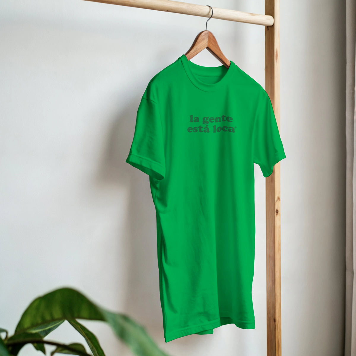 ICON T-SHIRT / Camiseta de cuello redondo unisex clásica | LOGO GREEN