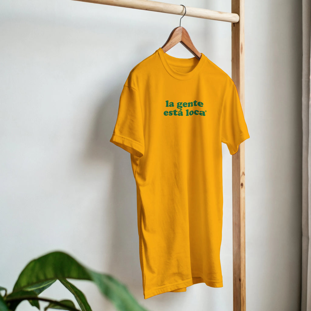 ICON T-SHIRT / Camiseta de cuello redondo unisex clásica | LOGO GREEN