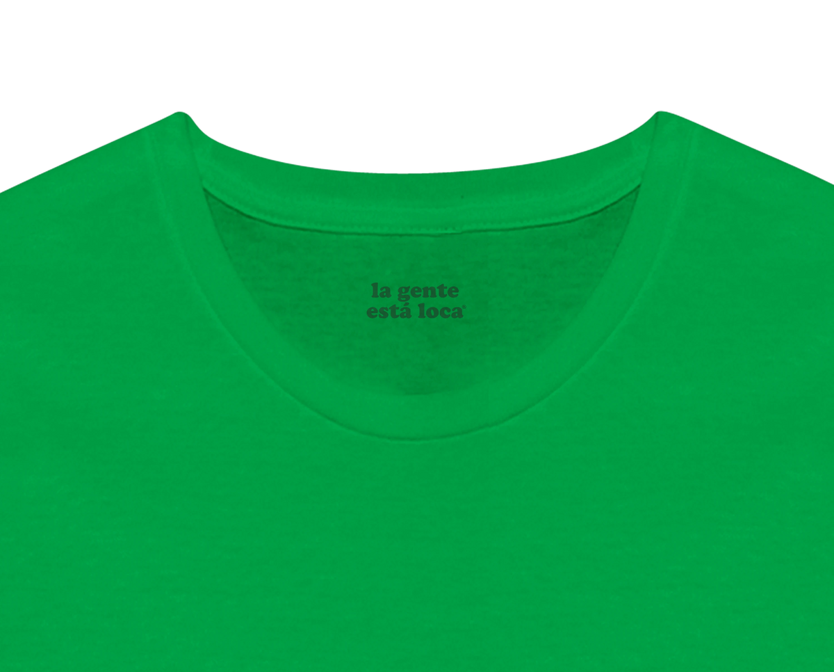 ICON T-SHIRT / Camiseta de cuello redondo unisex clásica | LOGO GREEN